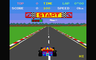 Pole Position atari screenshot